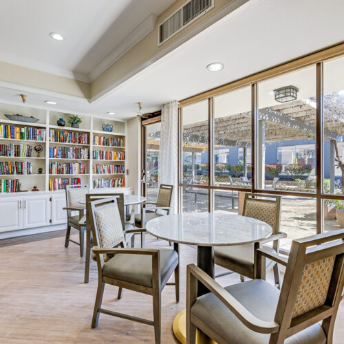 library at Gold Country Senior Living