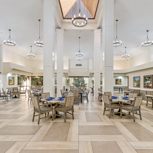 Dining room at Gold Country Senior Living